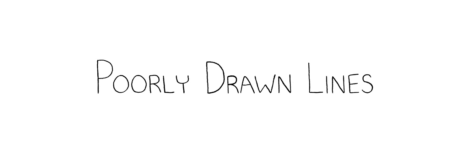 poorly drawn lines's banner