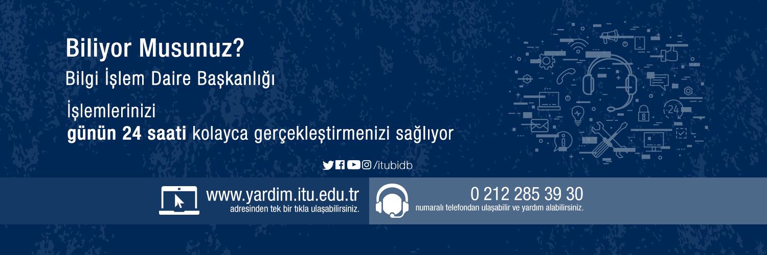 İTÜ BİDB banner
