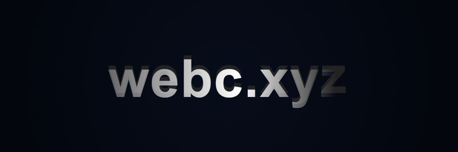 webcxyz's profile banner image
