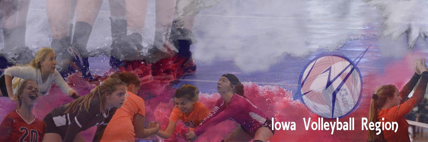Iowa Vball Region banner