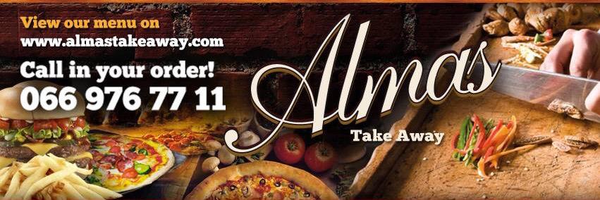 Almas Take-Away banner