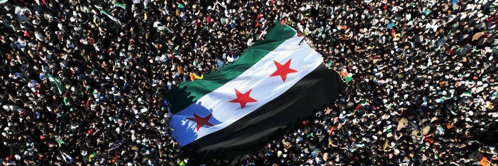 Jihad Al Mubarak's banner