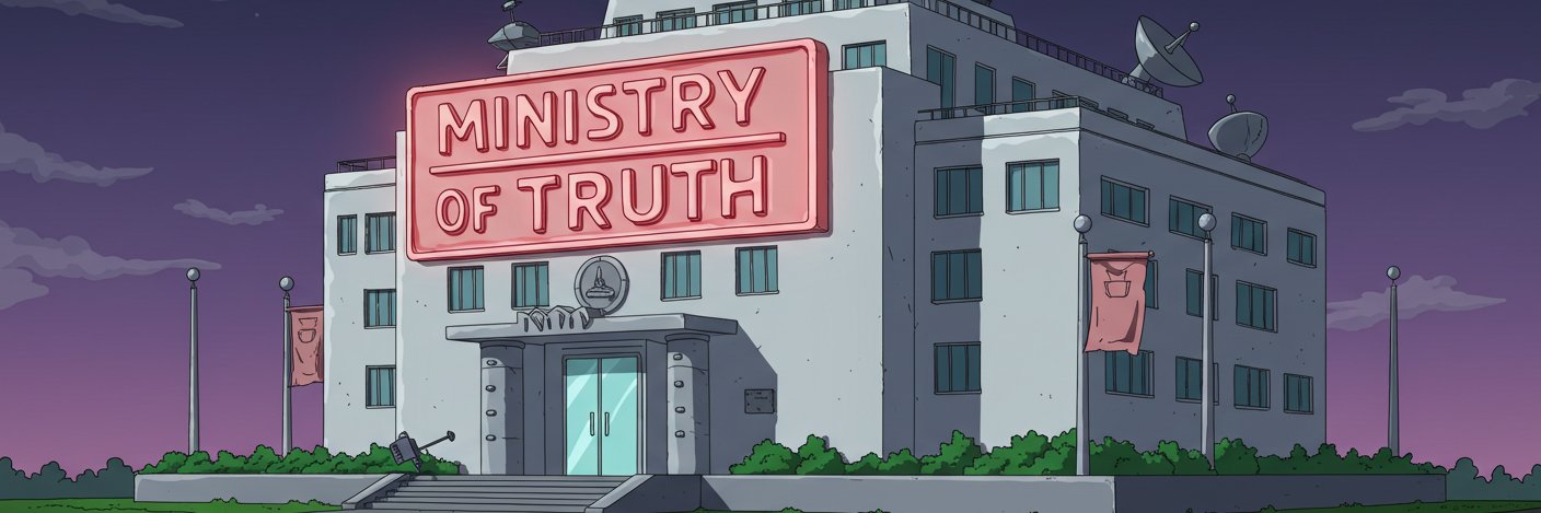 Ministry of Truth's banner