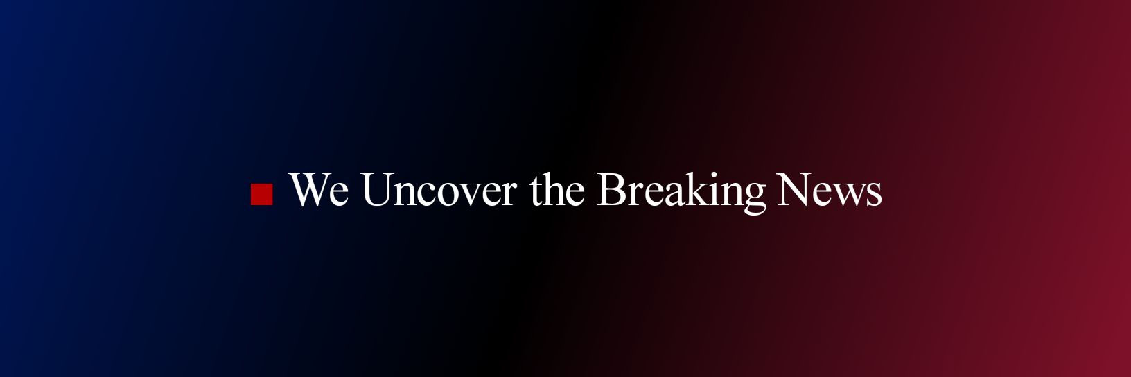 Uncover Report banner