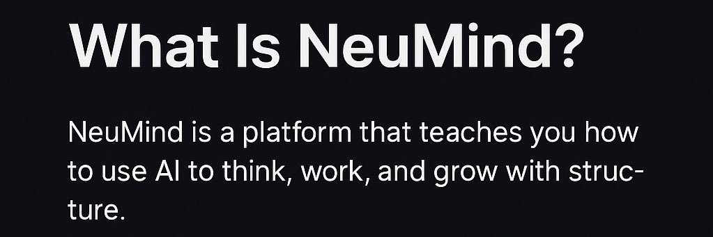 NeuMind | AI for Humans (@neumind_ai) / Posts / X