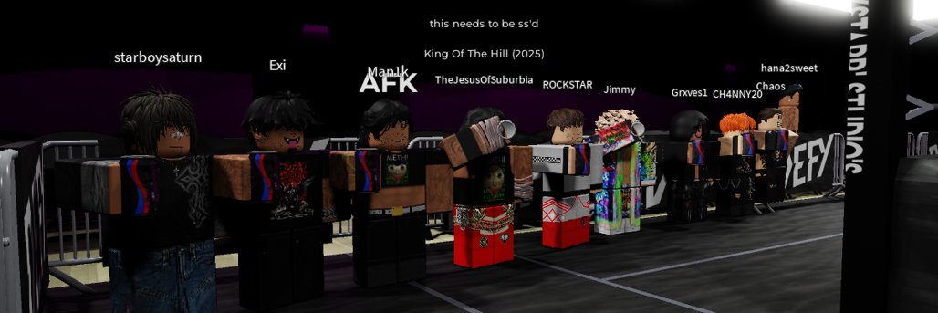 DEFY Wrestling RBLX banner