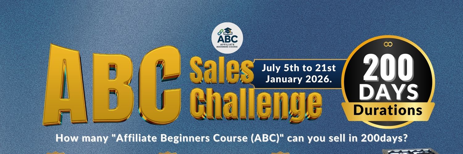 Affiliate Beginners Course (ABC) banner