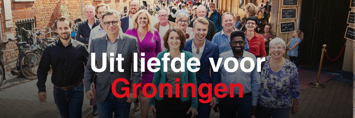 PvdA Groningen banner