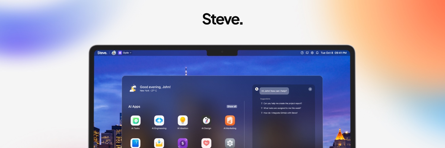 Steve - AI for Business banner