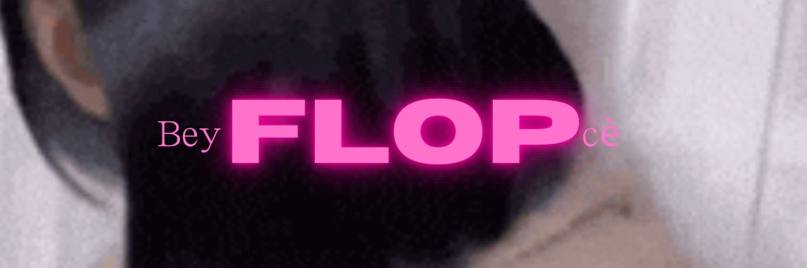 beyFLOPcé🇵🇸 banner