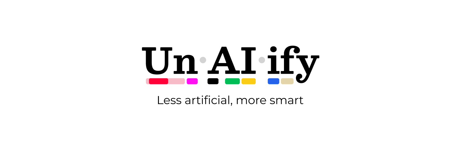 Un•AI•ify's banner