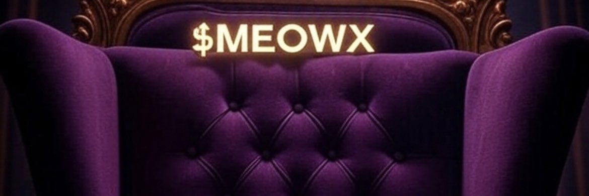 $MEOWX, catwifmeow on X banner