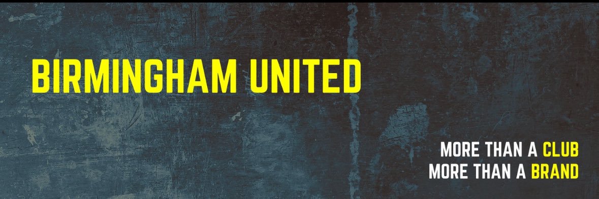 Birmingham United First Team banner