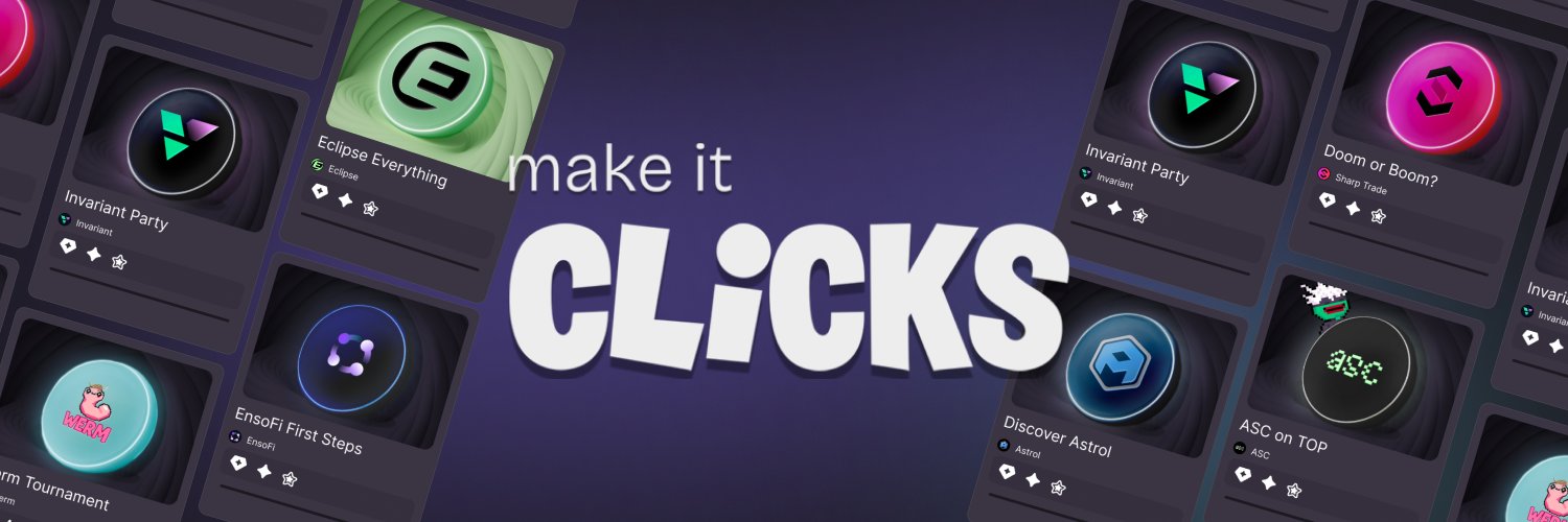 Clicks's banner