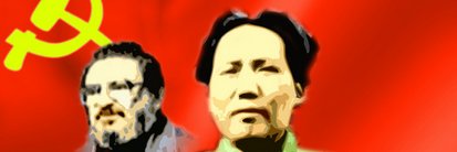 Living Marxism's banner