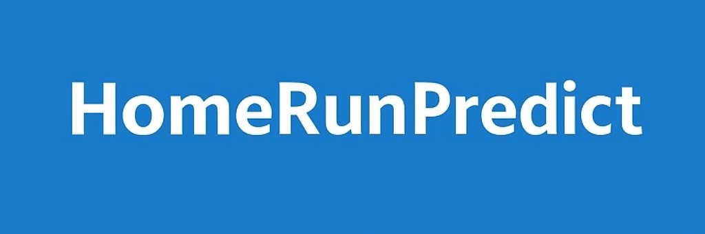 HomeRunPredict's banner
