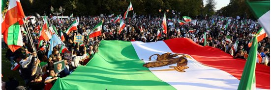 Central Coordination Committee Iranian Protests's banner