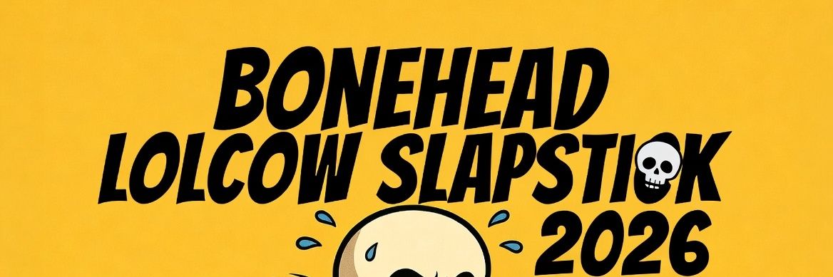 Bonehead Lolcow Slapstick 2026 banner