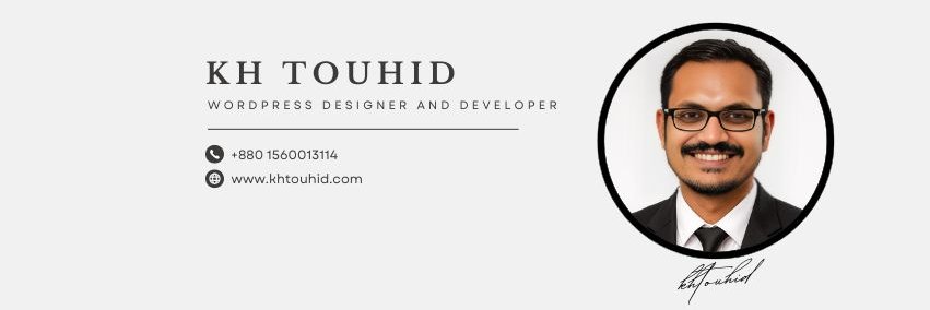 KH Touhid banner