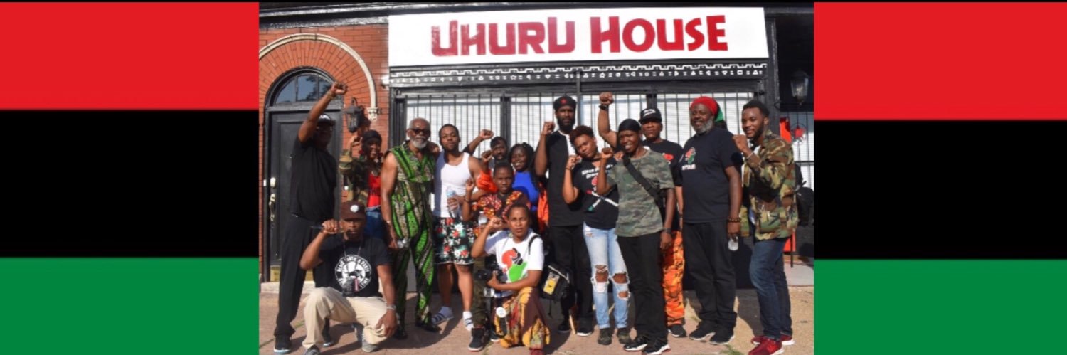 International People’s Democratic Uhuru Movement banner