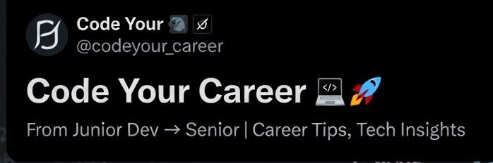 codeyour_career's profile banner image