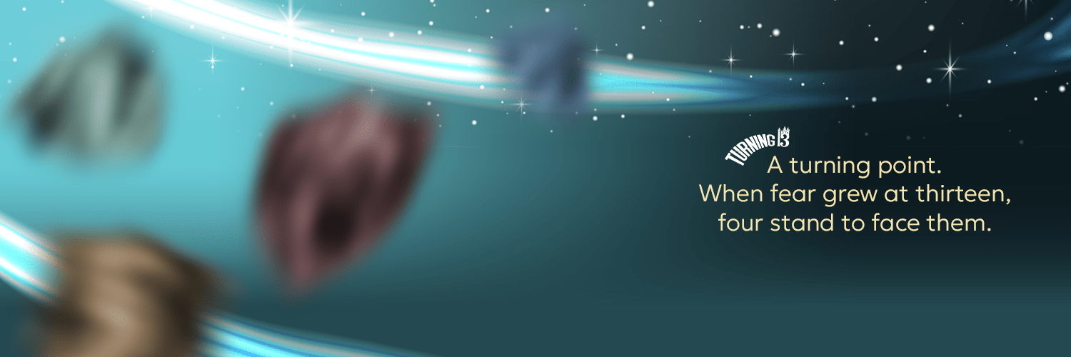 Turning 13 banner