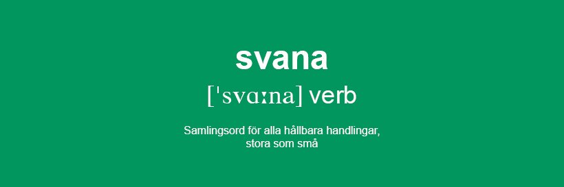 Svanen banner