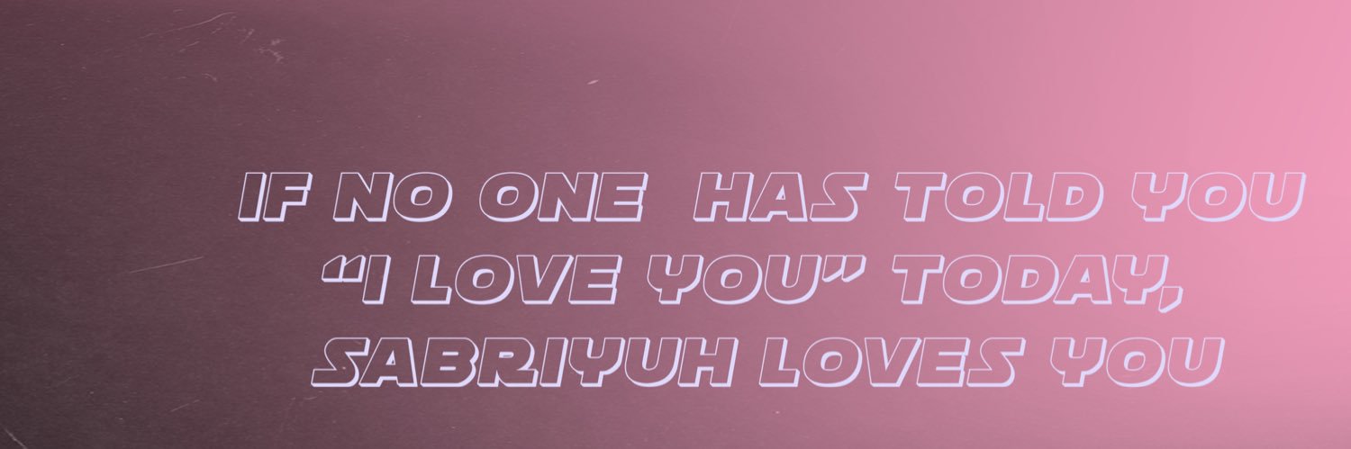 sabriyuh's profile banner image