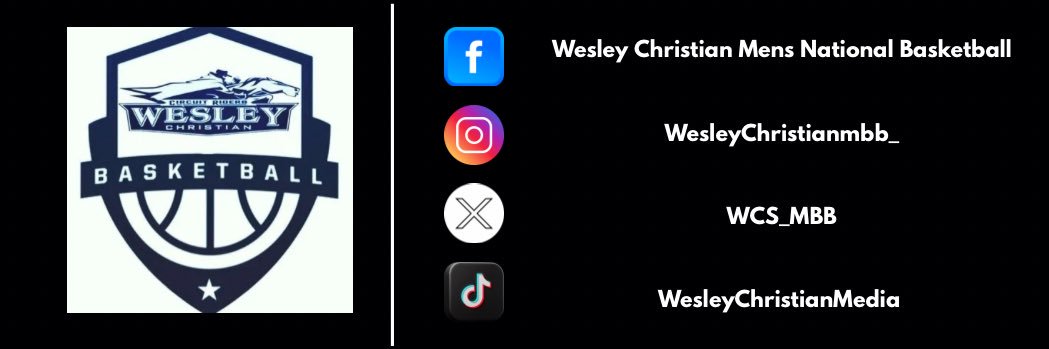 Wesley Christian Mens National Basketball banner