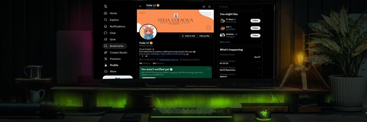 Yulia_Volnova's profile banner image