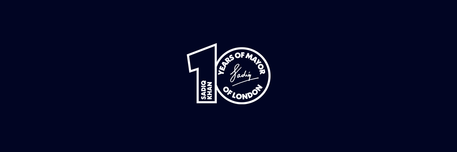 Sadiq Khan banner