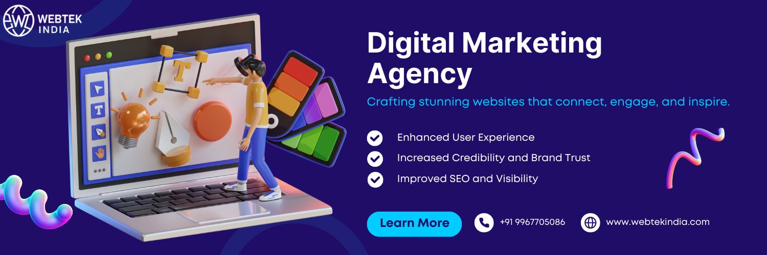 WebtekIndia's profile banner image