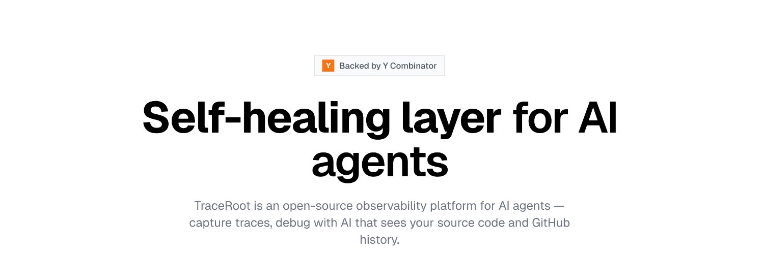 TraceRoot.AI (YC S25) banner
