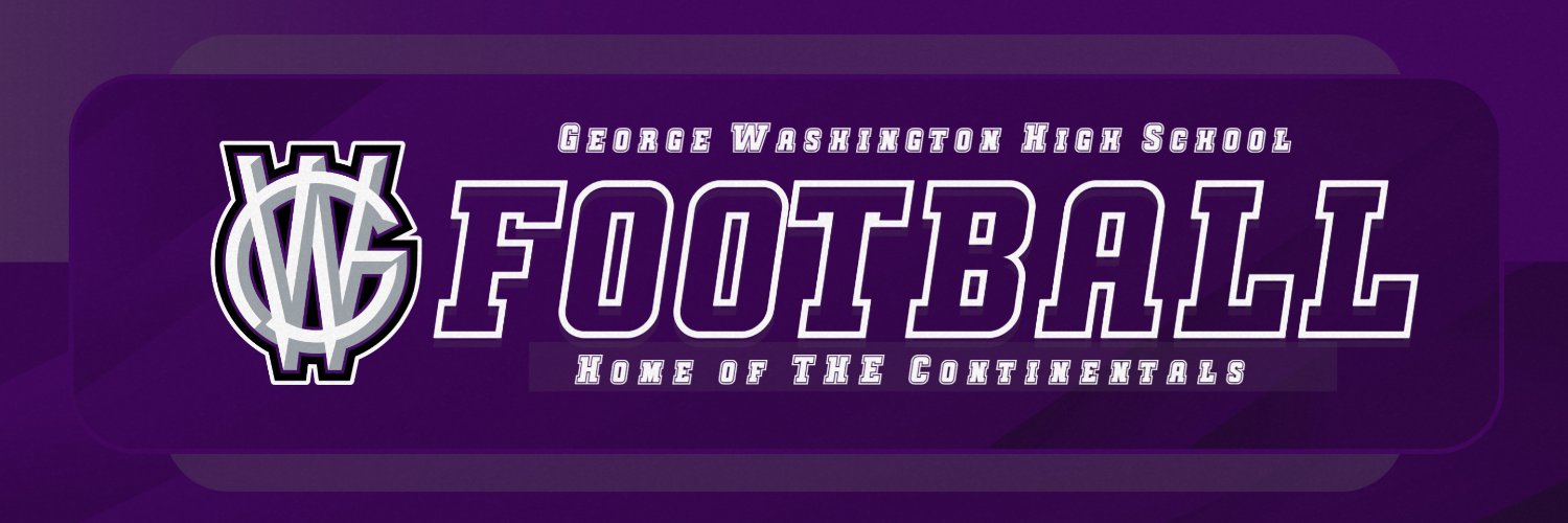 George Washington Continentals Football banner