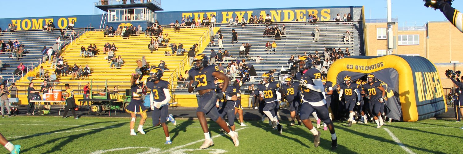 Columbia Heights Hylanders Football banner
