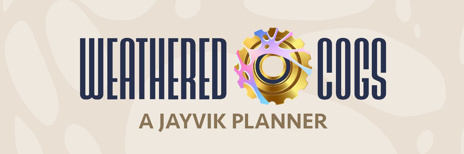 Weathered Cogs - A Jayvik Planner's banner