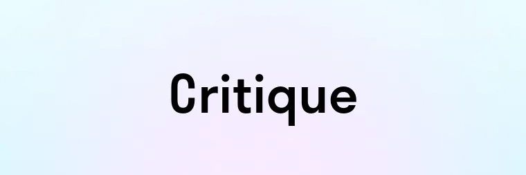 Critiker's profile banner image