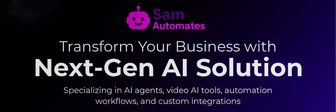 SamAutomates01's profile banner image