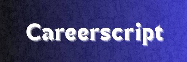 Careerscript66 Profile Banner