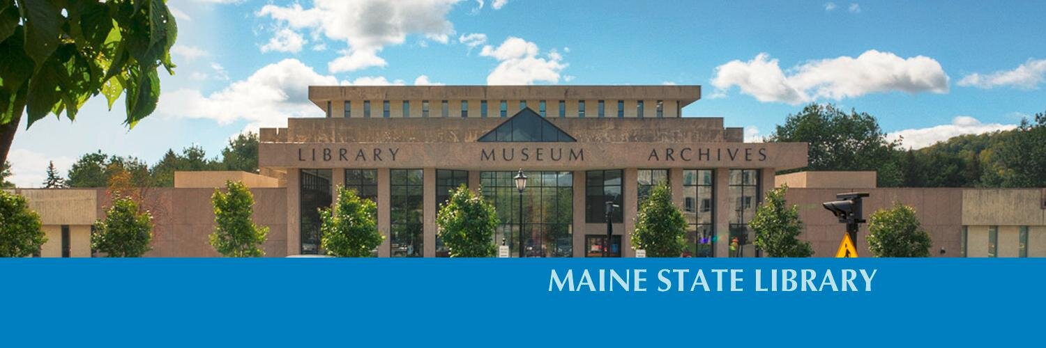 Maine State Library banner