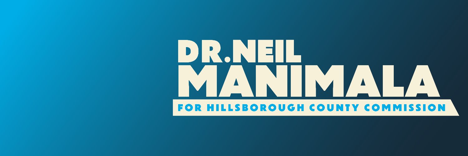 Neil Manimala For Hillsborough County Commission banner