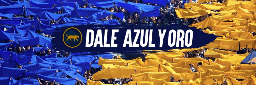 Dale Azul y Oro banner