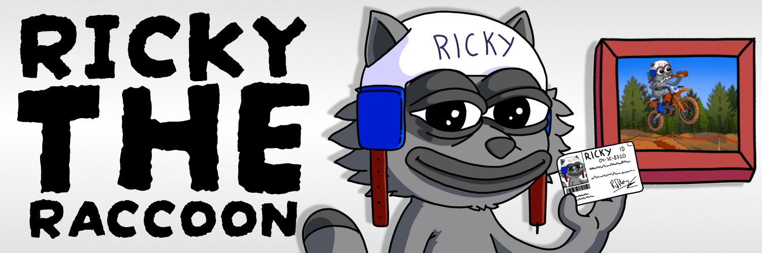 $Ricky the Raccoon banner