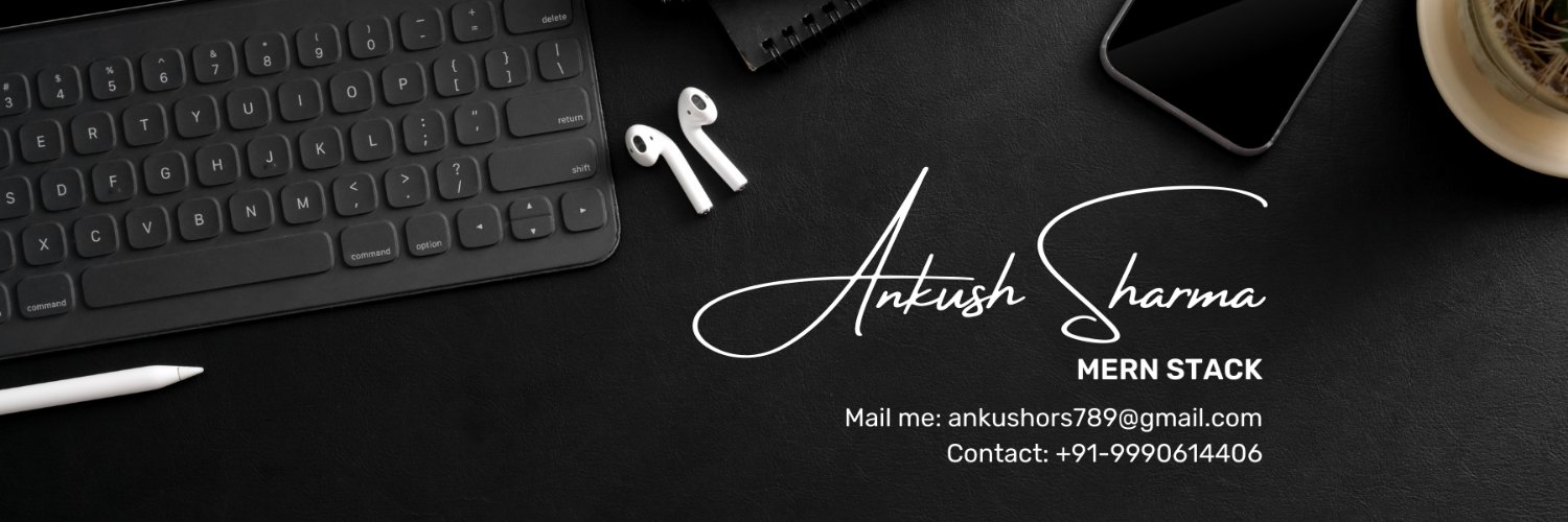ankush_codes's profile banner image