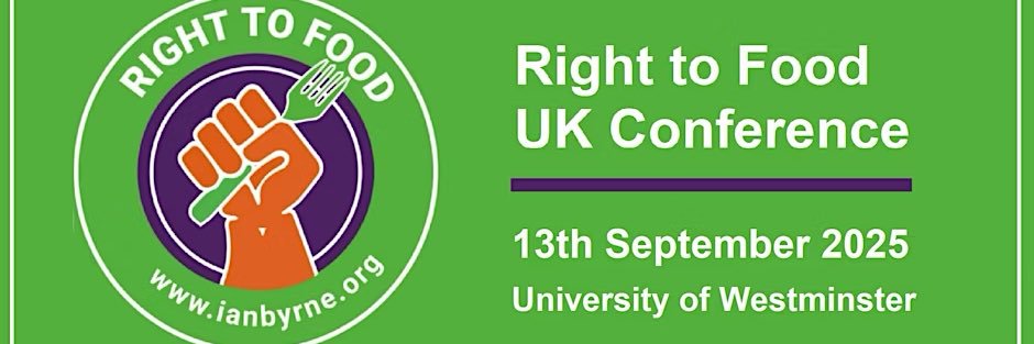 Right To Food UK Conference's banner