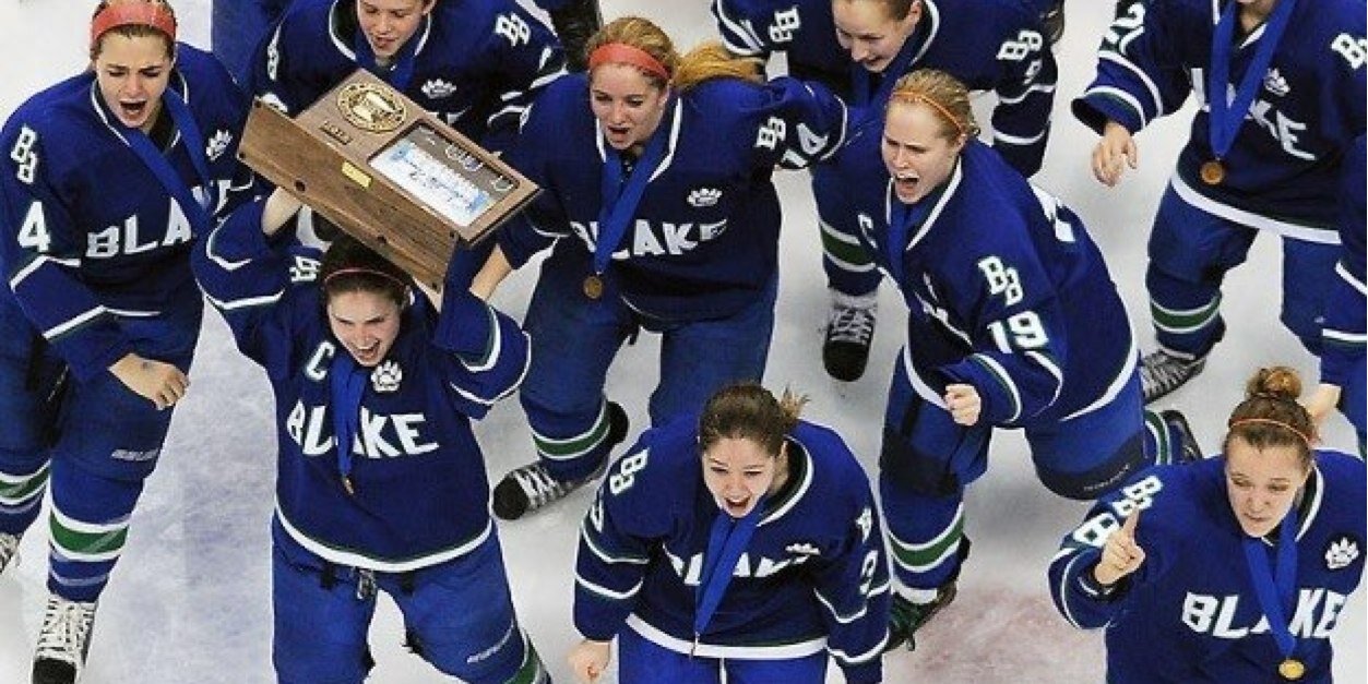 Blake Girls Hockey banner