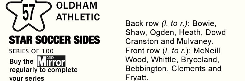 Oldham Athletic🦉 banner