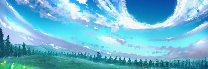 To the night and sky. banner