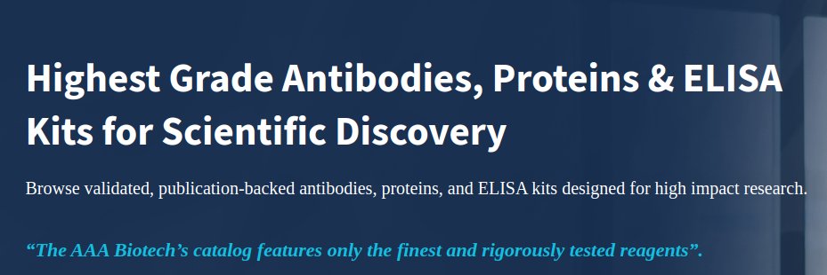 AAA Biotech banner