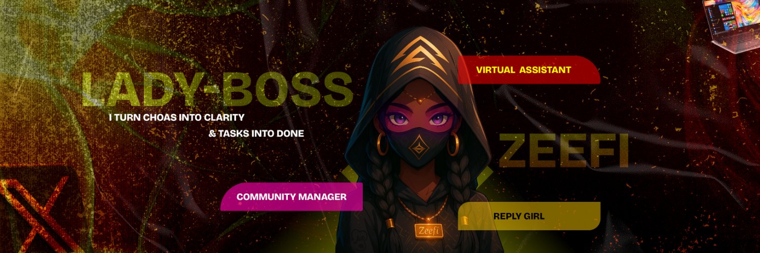 Lady-boss ZeeFi banner
